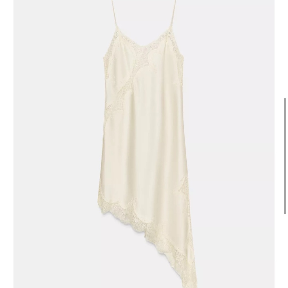 NWT ZW COLLECTION ASYMMETRIC LACE DRESS (XS)